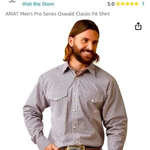 NWT Ariat button shirt